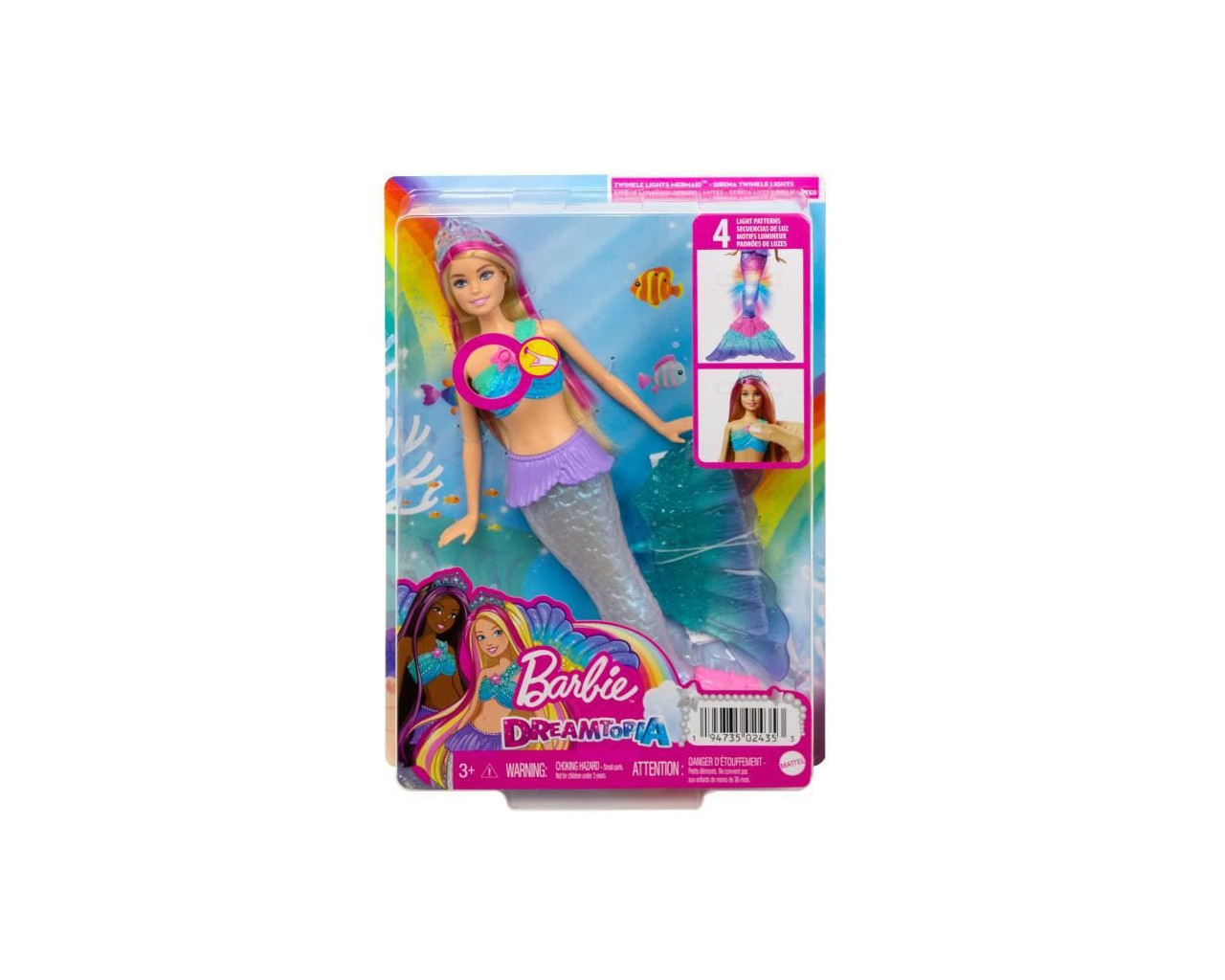 Barbie - Sirene Lumieres De Reve - Poupée - Des 3 ans - leader